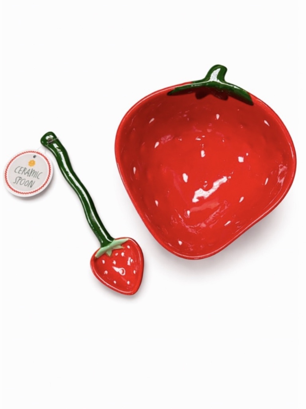 Target Strawberry Bowl and Spoon Set